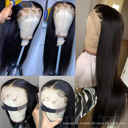 Wholesale Human Hair Lace Wig Vendors Mink European Raw Human Hair Closure Lace Front Natural Human Hair Wigs